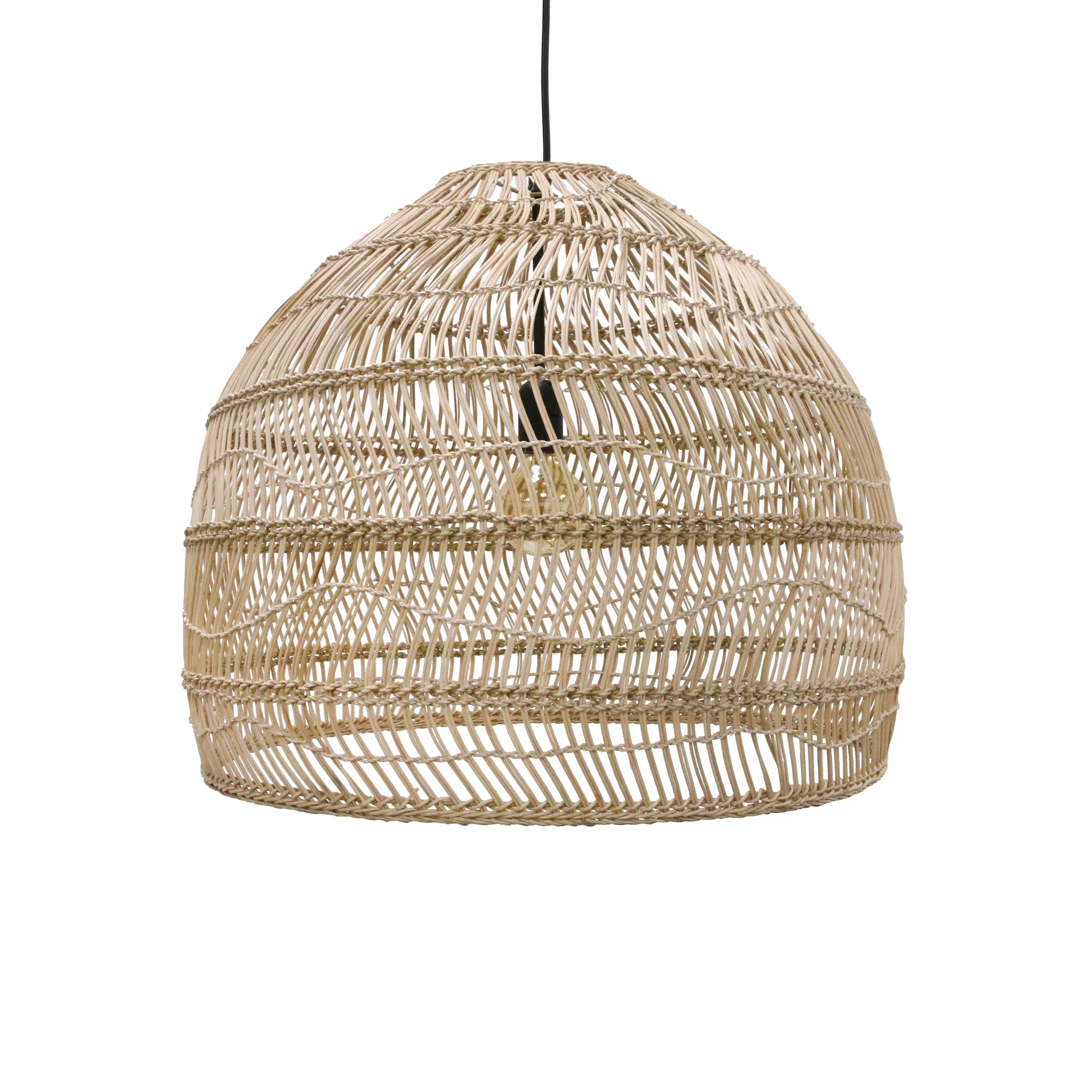 Lampada in vimini HKliving media, naturale HKliving
