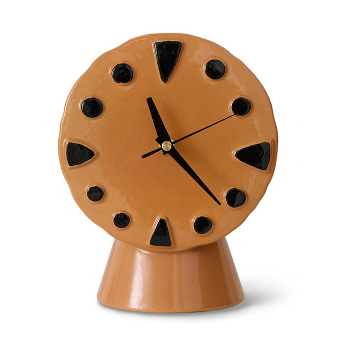 Orologio in ceramica retrò 20,8 cm - Pesca - HKliving