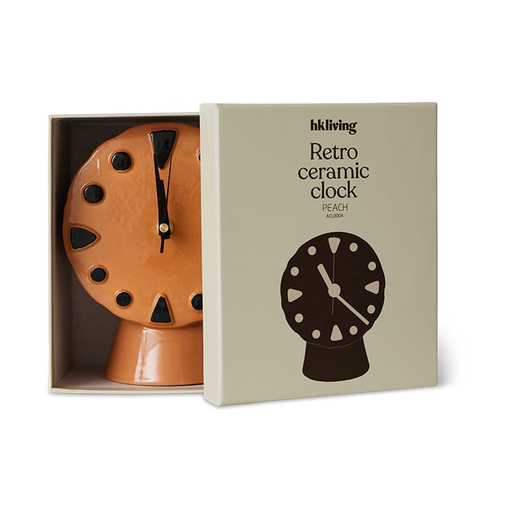 Orologio in ceramica retrò 20,8 cm, Pesca HKliving