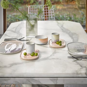 Piattino ovale in ceramica Gallery - Nude - HKliving