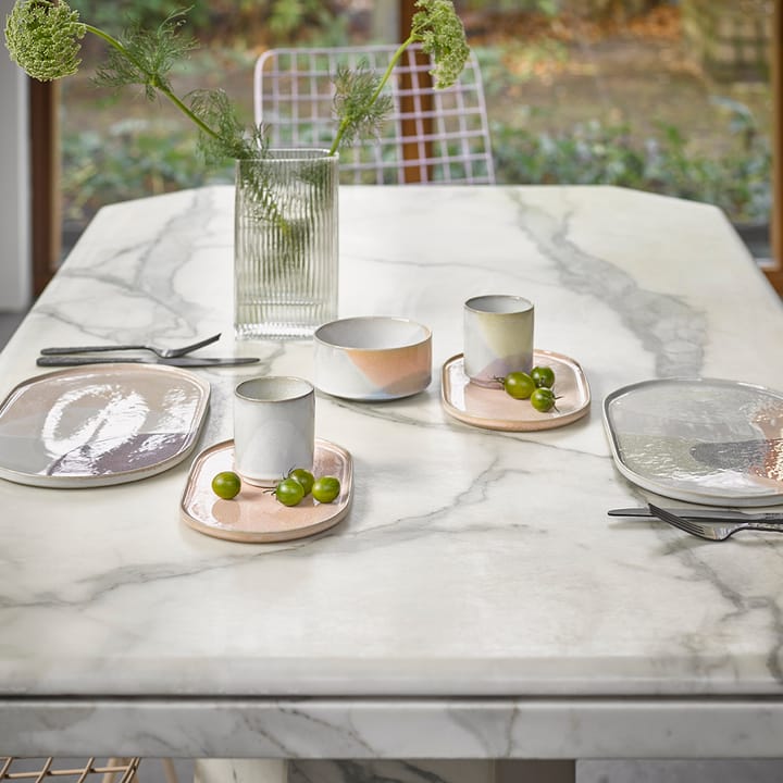Piattino ovale in ceramica Gallery, Nude HKliving