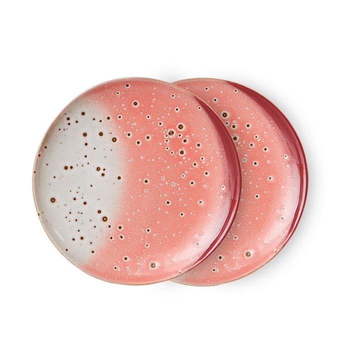 Piatto 70's Ø 17,5 cm confezione da 2 - Lychee - HKliving