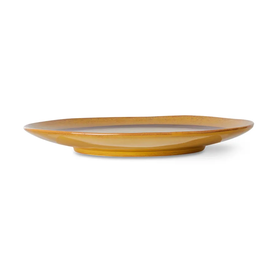 Piatto 70's Ø27,5 cm confezione da 2, Cocco HKliving