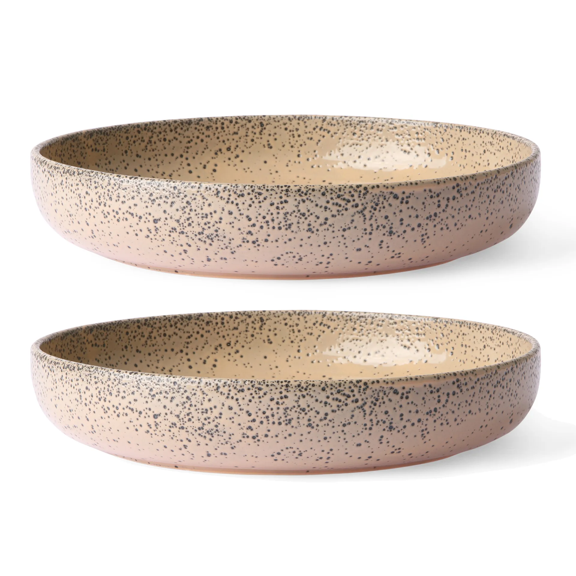 Piatto fondo Gradient Ø 21,5 cm 2 pezzi, taupe HKliving