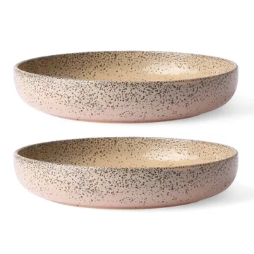 Piatto fondo Gradient Ø 21,5 cm 2 pezzi - taupe - HKliving