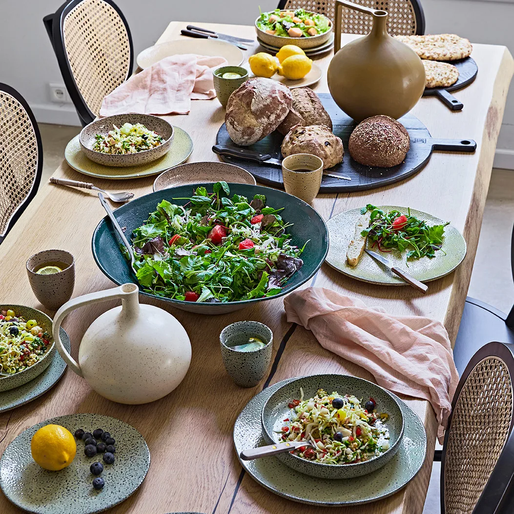 Piatto fondo Gradient Ø 21,5 cm 2 pezzi, verde HKliving