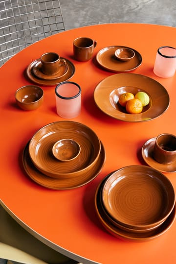 Piatto fondo Home Chef large Ø21,5 cm - Burned orange - HKliving