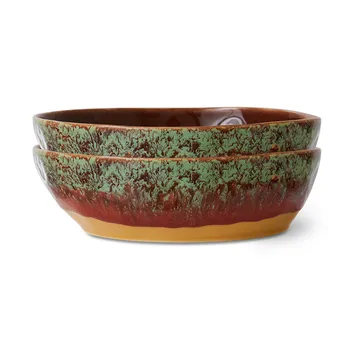 Piatto per la pasta 70's Ø19,5 cm in confezione da 2 - Cove - HKliving