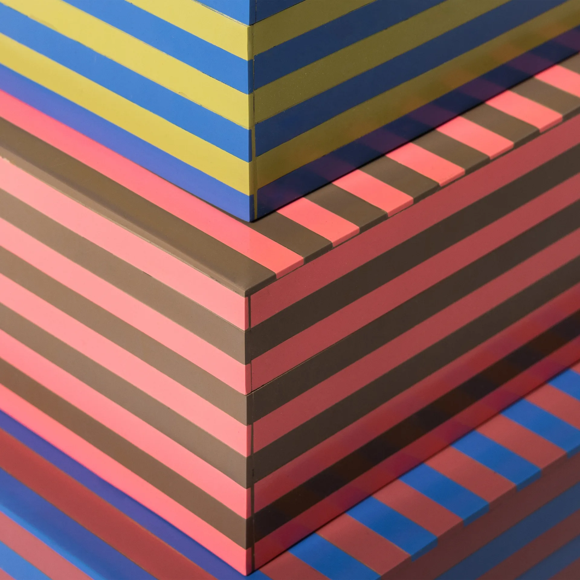 Scatola portaoggetti con coperchio - 3 pezzi, Dusk HKliving
