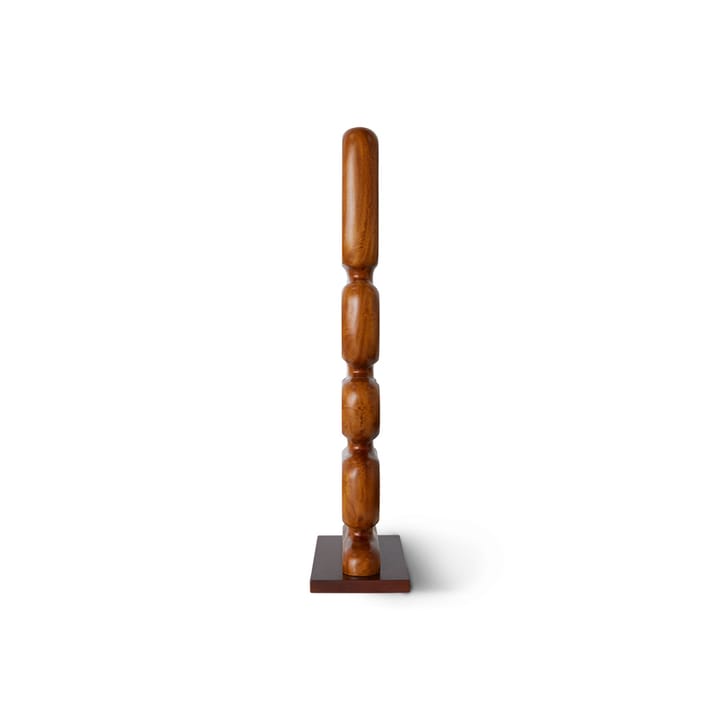 Scultura in legno intagliata a mano 71 cm, Marrone HKliving