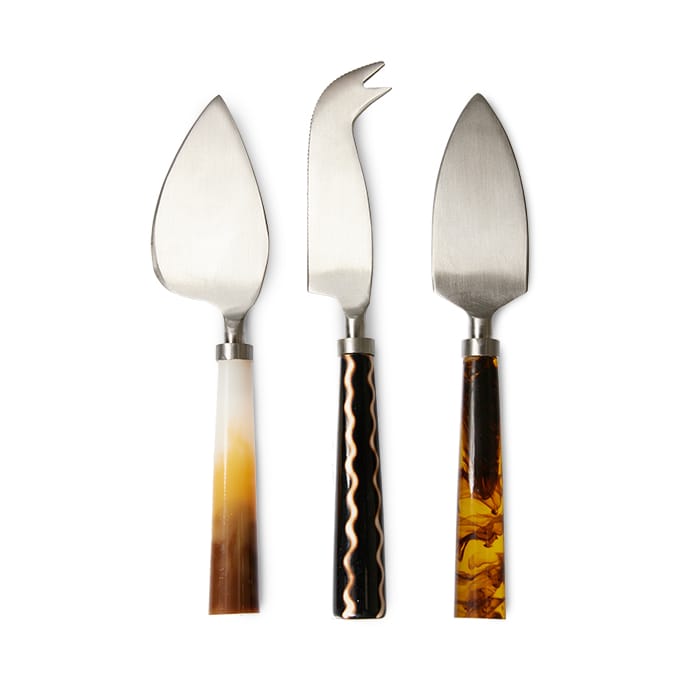 Set di 3 coltelli da formaggio HK Living - Havana - HKliving