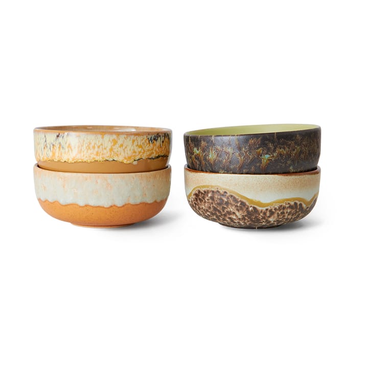 Set di 4 ciotole per tapas 70's - Deriva - HKliving