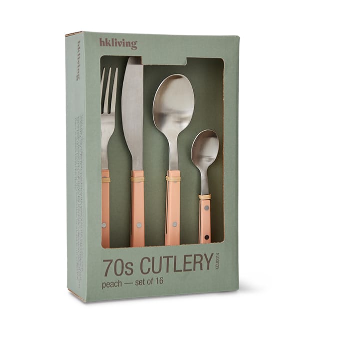 Set di posate anni '70, 16 pezzi, Pesca HKliving