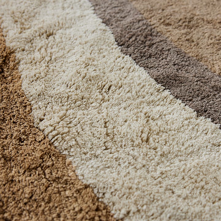 Tappeto da bagno Natural Waves Ø 120 cm, Multicolore naturale HKliving