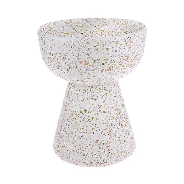 Tavolino Terrazzo Ø35 cm, Terrazzo multicolore HKliving