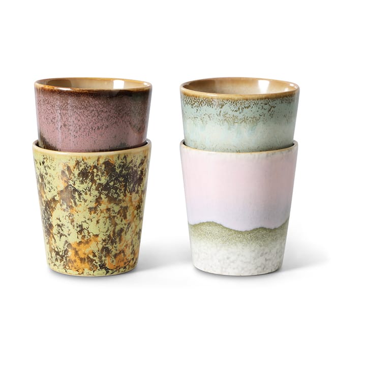 Tazza 70's confezione da 4 - Serendipity - HKliving
