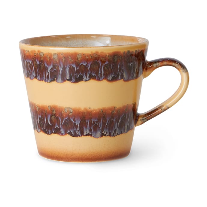 Tazza da cappuccino anni '70 da 33 cl - Scogliere - HKliving