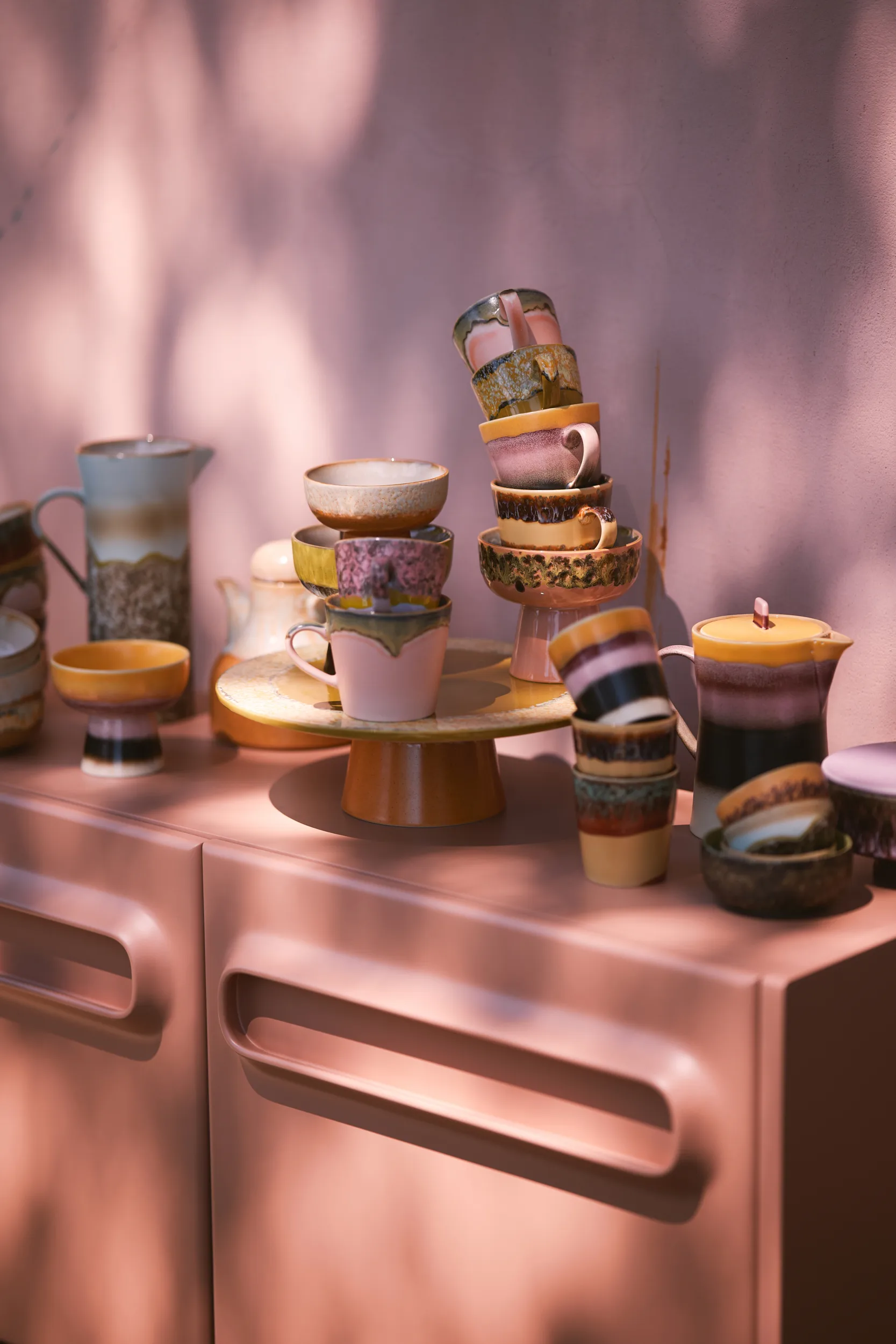 Tazza da cappuccino anni '70 da 33 cl, Sunset HKliving