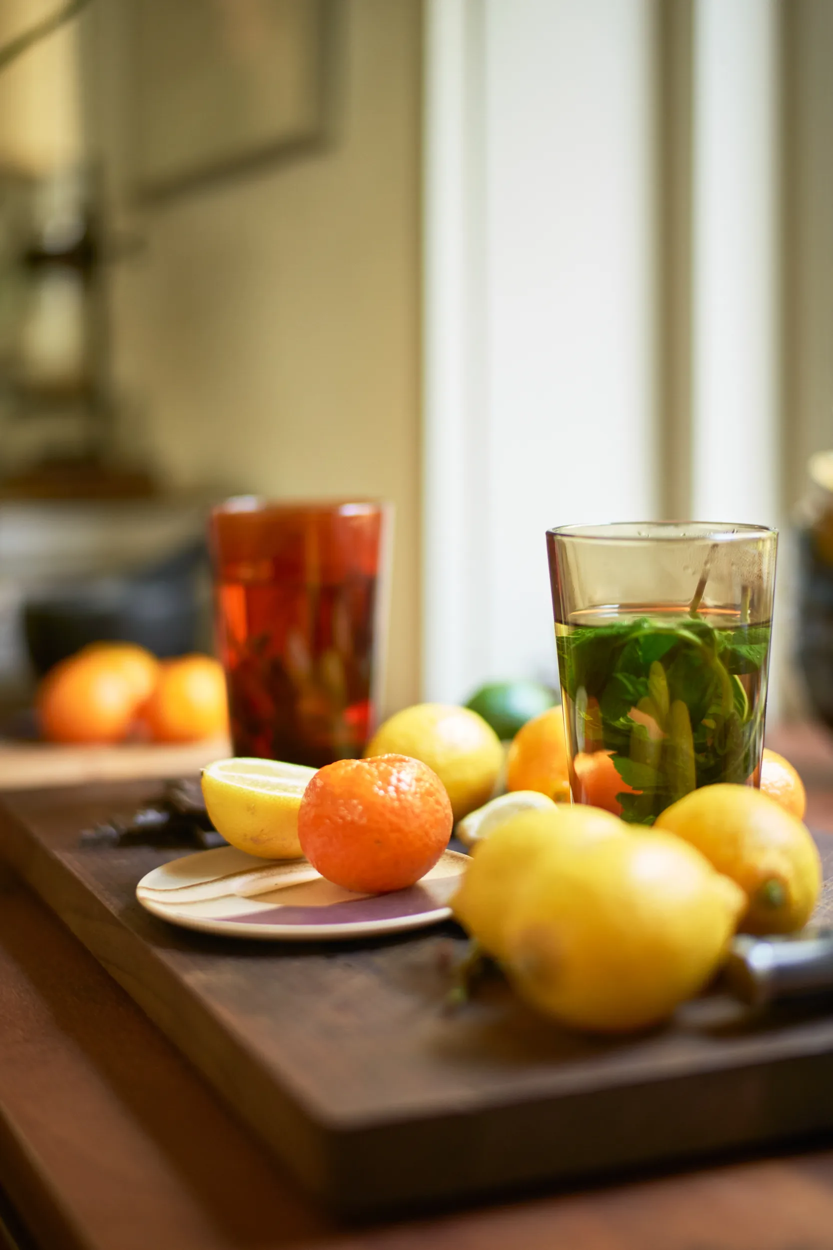 Tazza da tè 70's Glassware 20 cl, confezione da 4, Mud brown HKliving