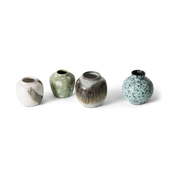 Vasi piccoli 70's confezione da 4, Canyon HKliving