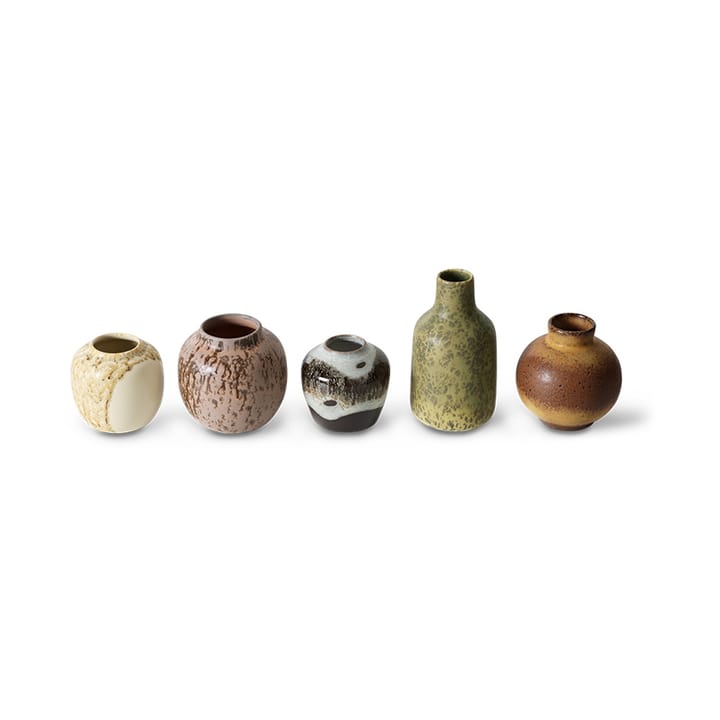 Vasi piccoli 70's confezione da 5, Inseguitore HKliving