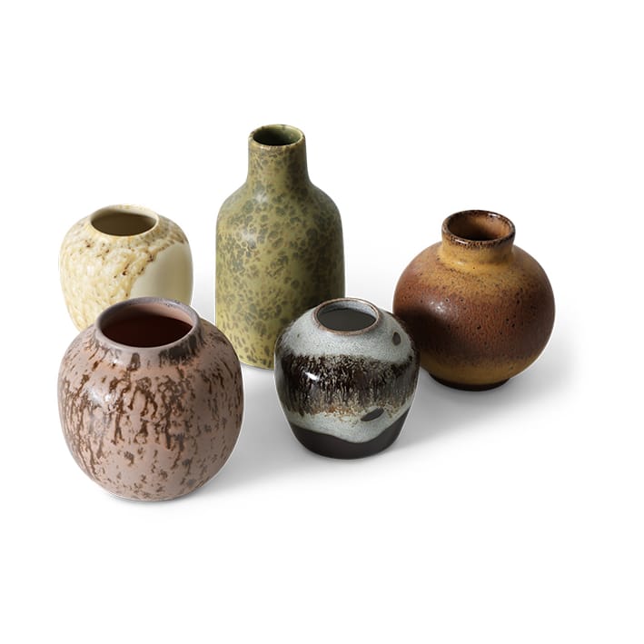 Vasi piccoli 70's confezione da 5, Inseguitore HKliving