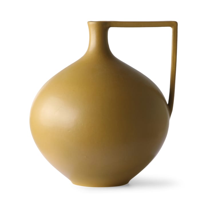 Vaso Ceramic Jar L 26,5 cm - mustard - HKliving