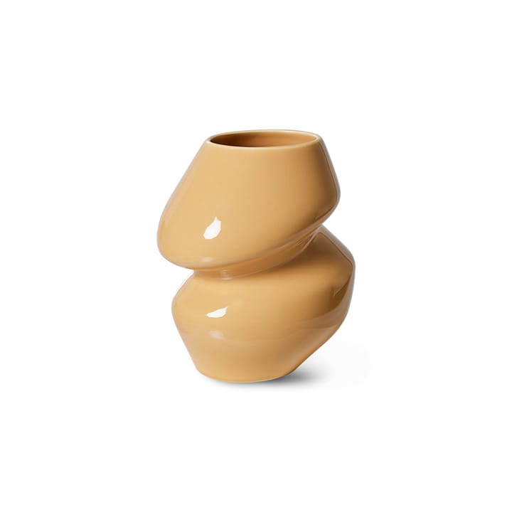 Vaso Ceramic Organic piccolo 19 cm, Color cappuccino