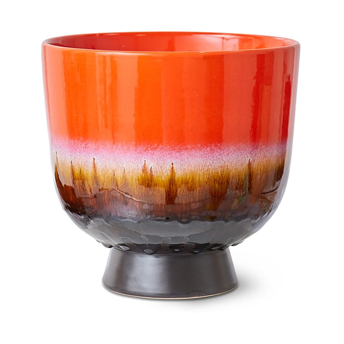 Vaso per piante retrò Ø20,5 cm - Cherry red - HKliving