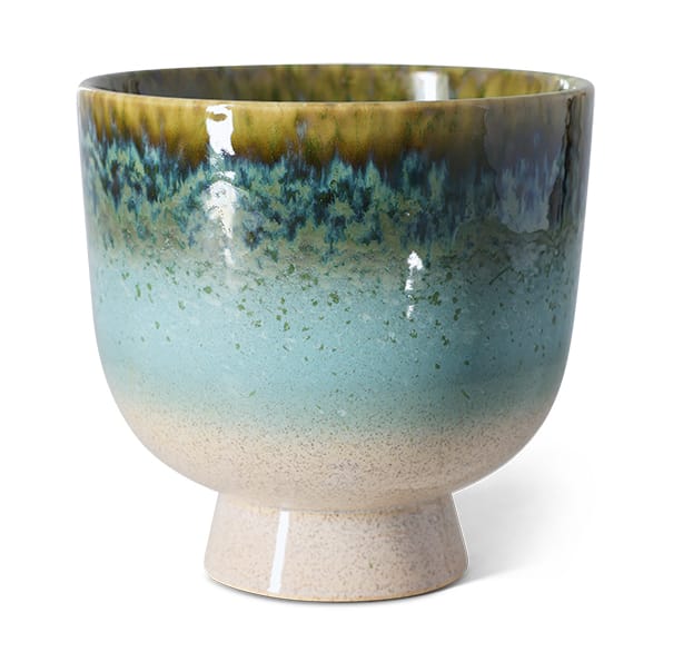 Vaso per piante retrò Ø20,5 cm - Lagoon - HKliving