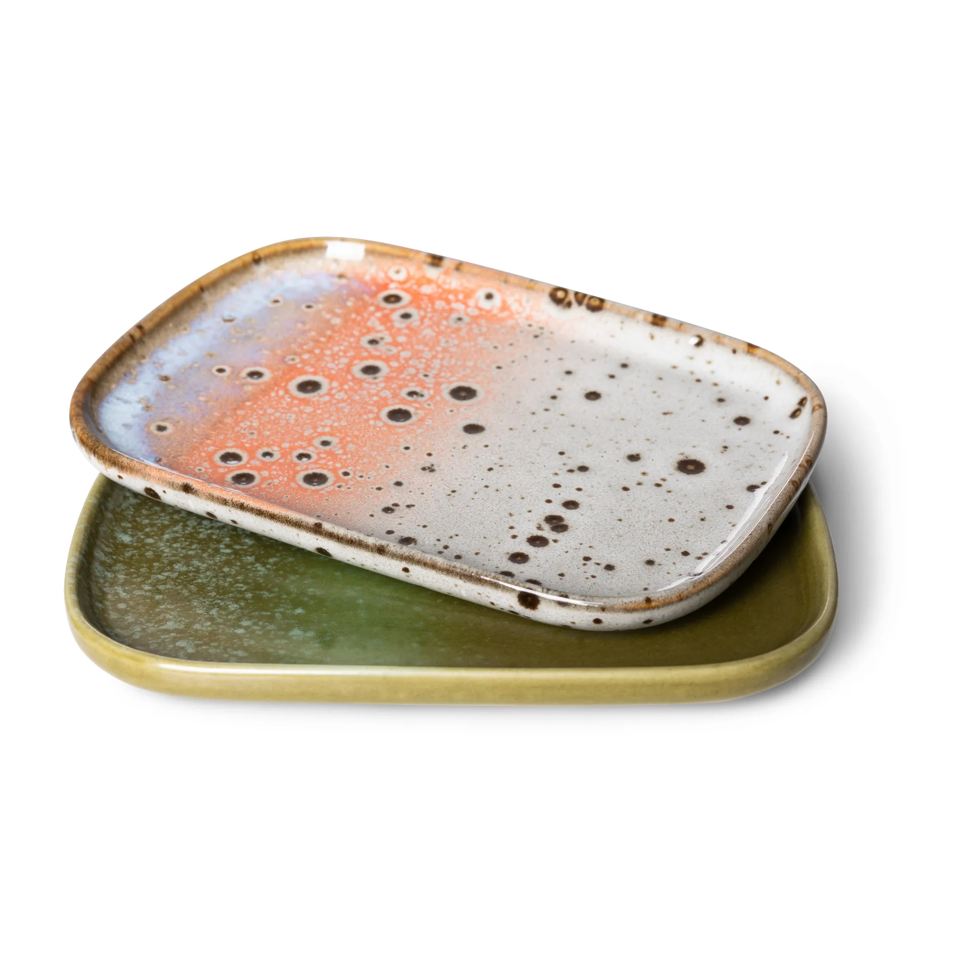 Vassoio piccolo 70's confezione da 2, Asteroids/grass HKliving