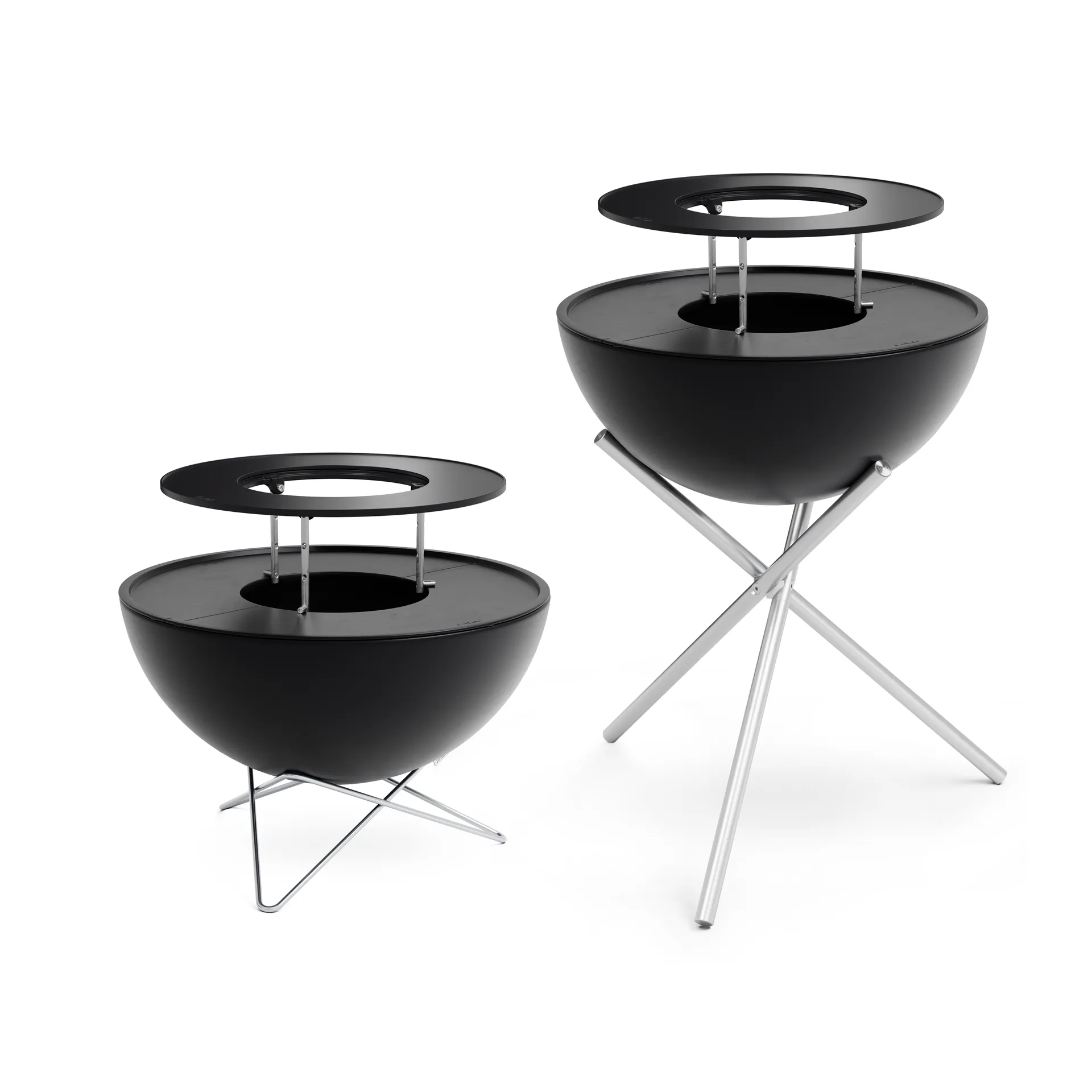 BOWL 70 anello scaldavivande, Nero Höfats