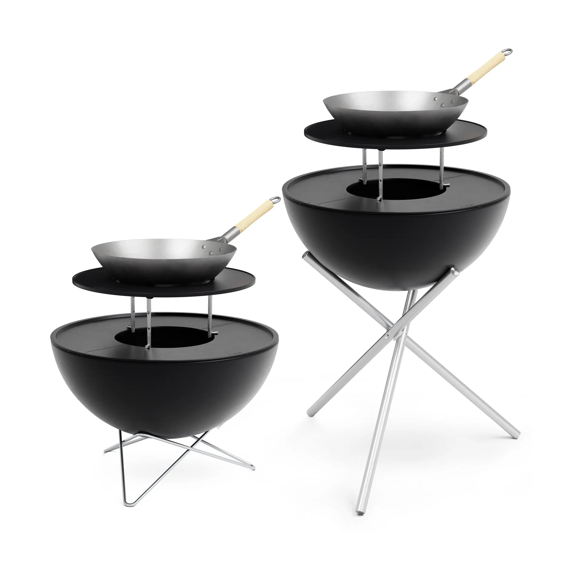 BOWL 70 anello scaldavivande, Nero Höfats