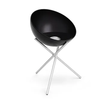 BOWL 70 focolare - Nero-argento, treppiede - Höfats