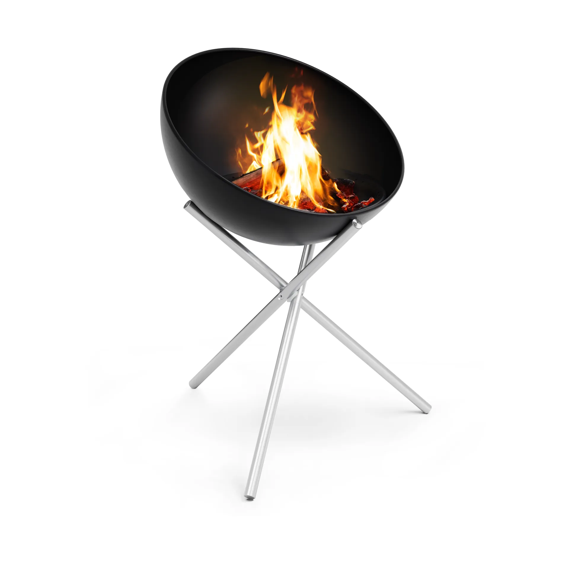 BOWL 70 treppiede, Argento Höfats