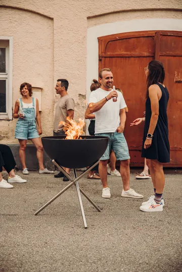 BOWL 70 treppiede - Argento - Höfats