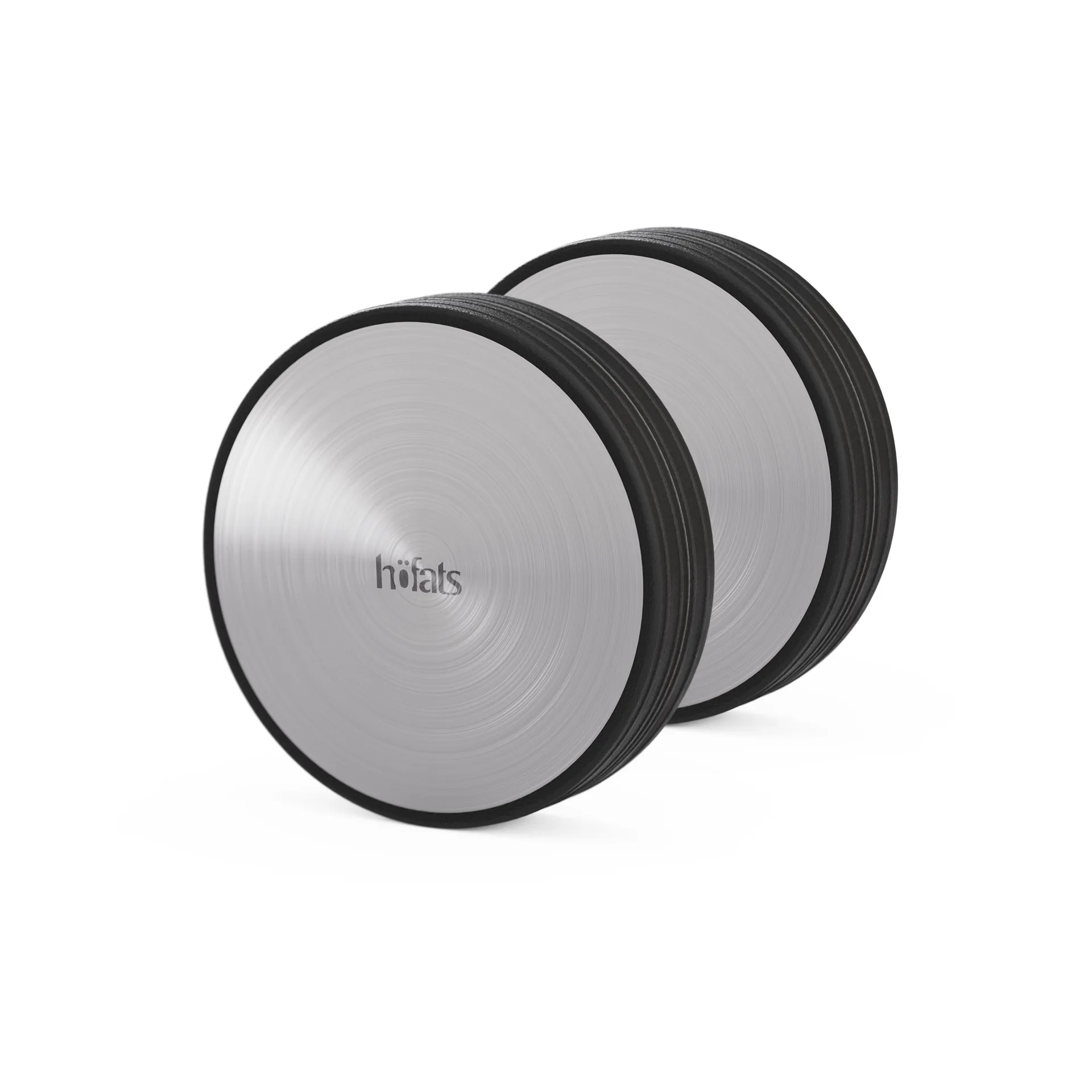 FIRE KITCHEN ruote per cucina da esterno, Nero, confezione da 2 Höfats