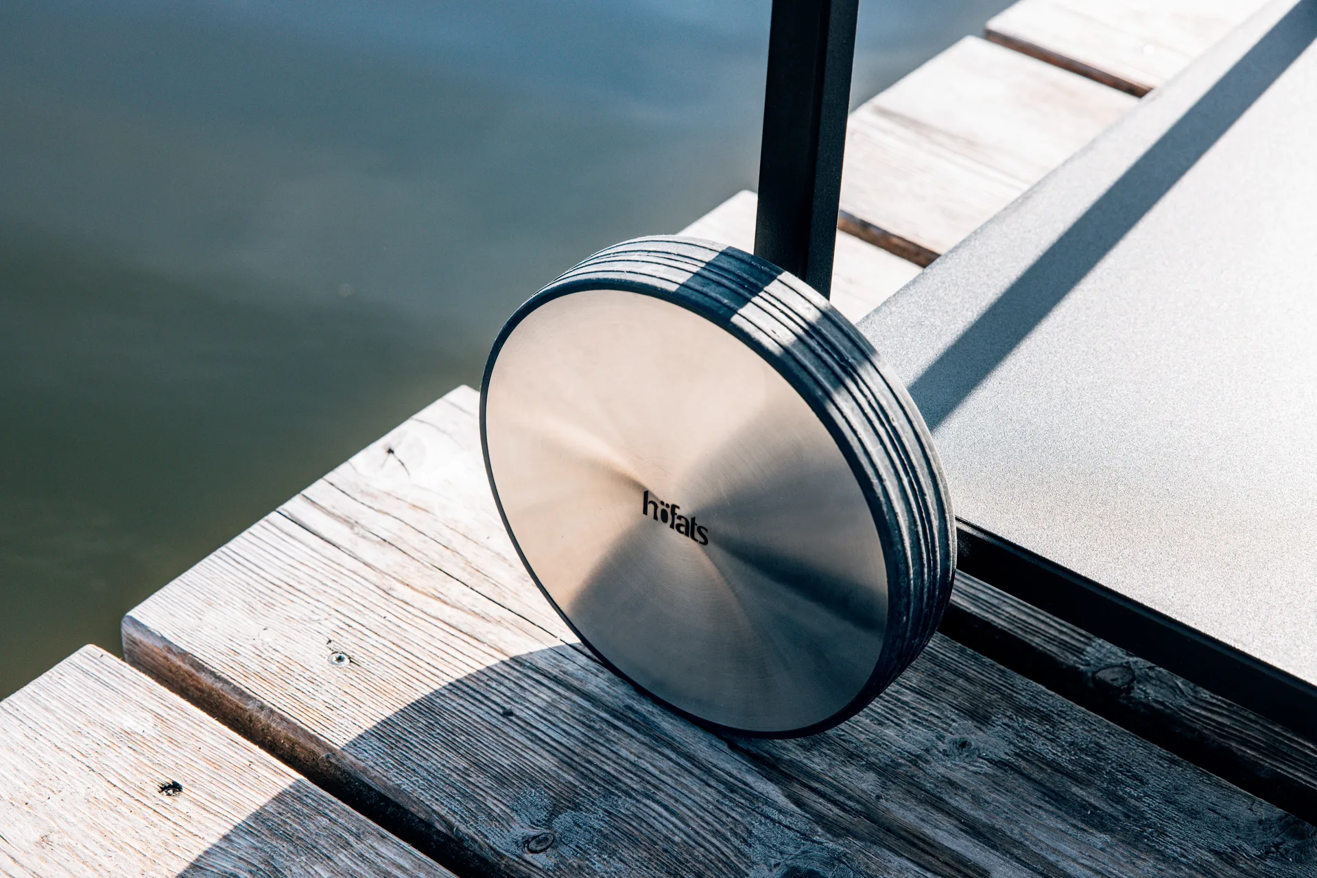 FIRE KITCHEN ruote per cucina da esterno, Nero, confezione da 2 Höfats