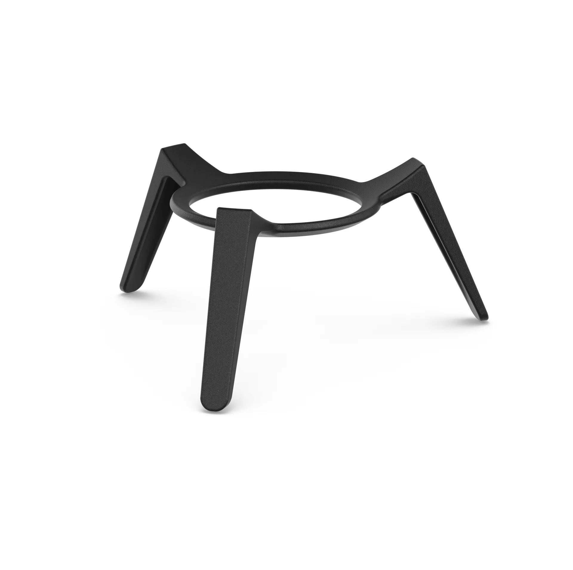 MOON 45 focolare, All black, base basso Höfats