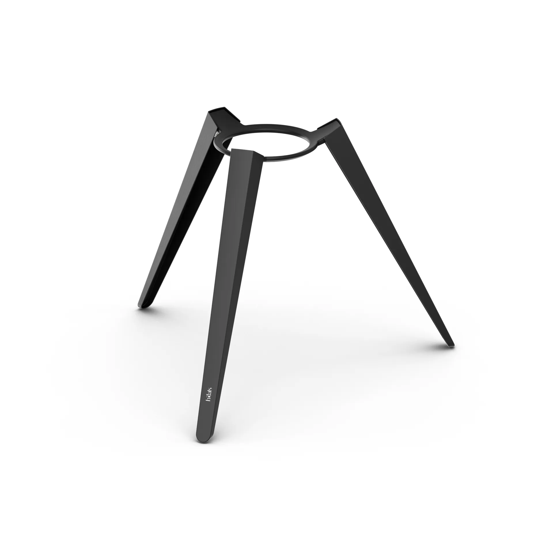 MOON 45 focolare, All black, stativo alto Höfats