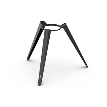 MOON 45 focolare - All black, stativo alto - Höfats