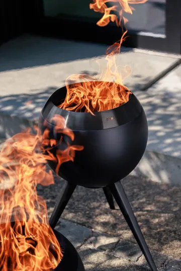 MOON 45 focolare - All black, stativo alto - Höfats