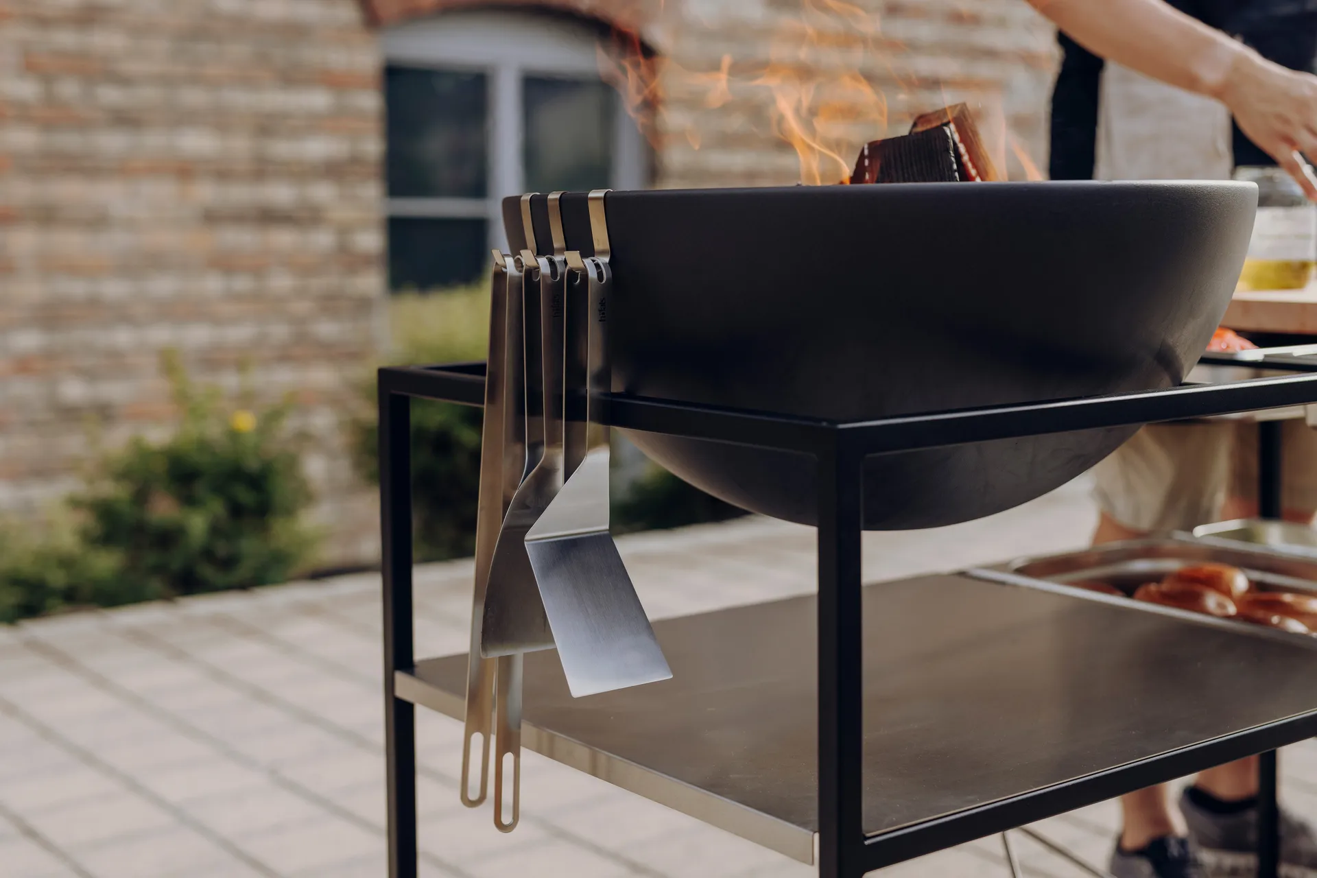 Spatola per grill Höfats, Argento Höfats