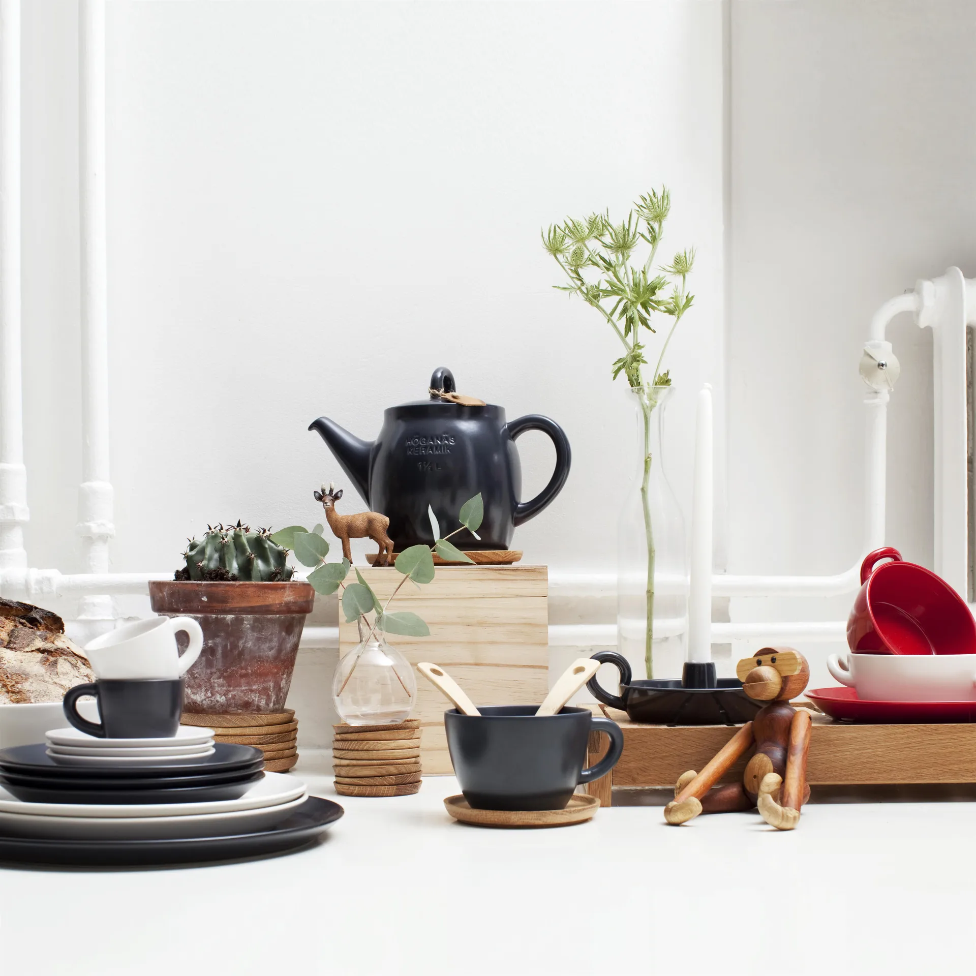 Teiera Höganäs , grigio grafite opaco Höganäs Keramik