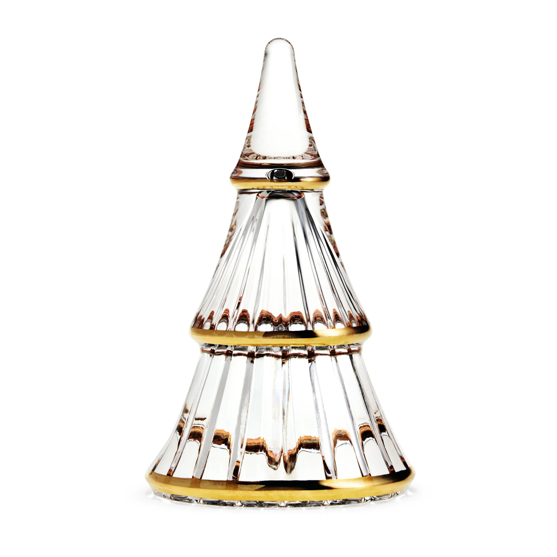 Albero di Natale Fairytales grande, Trasparente, oro Holmegaard