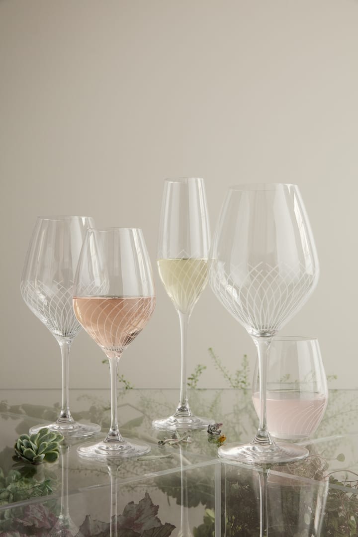 Bicchiere champagne 29 cl Cabernet Lines confezione da 2, Trasparente Holmegaard
