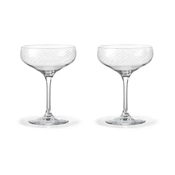 Bicchiere cocktail 29 cl Cabernet Lines confezione da 2 - Trasparente - Holmegaard