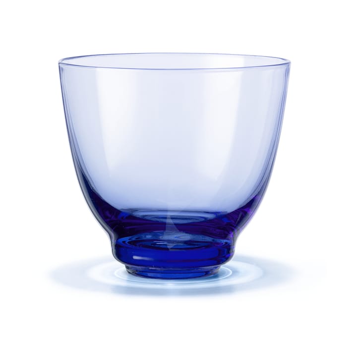 Bicchiere da acqua Flow 35 cl - Blu scuro - Holmegaard