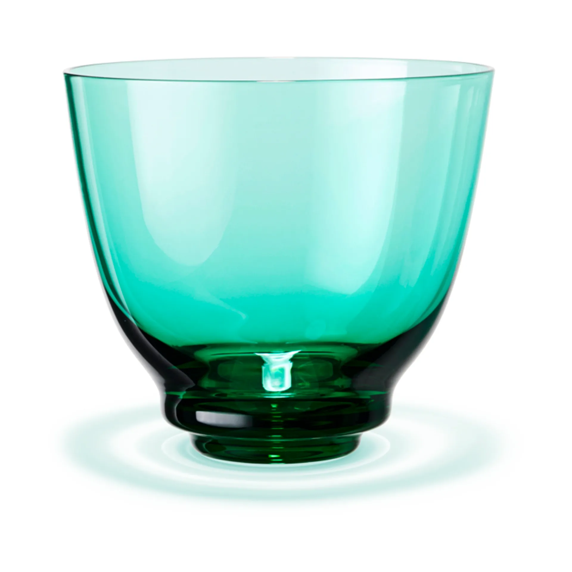Bicchiere da acqua Flow 35 cl, Verde smeraldo Holmegaard