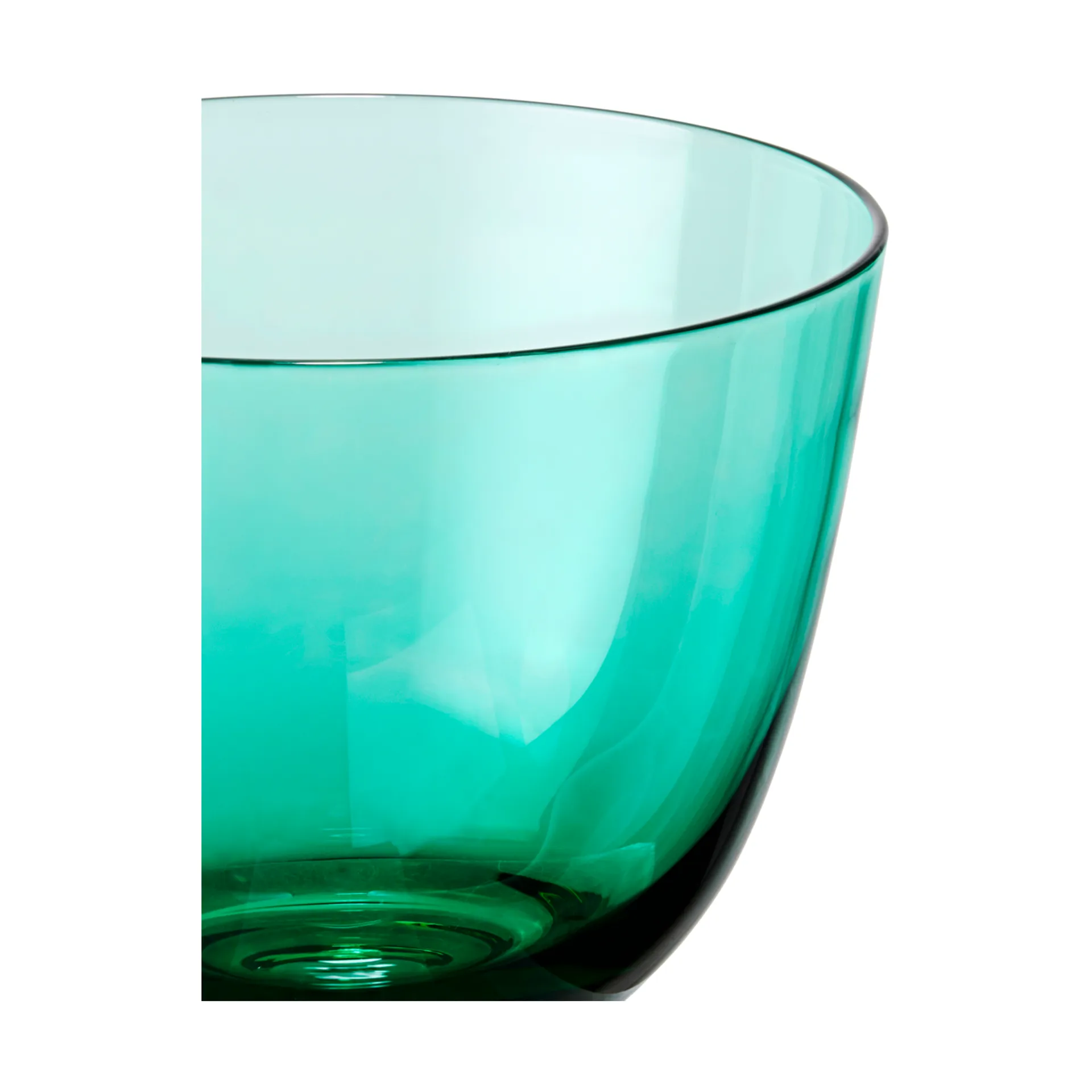 Bicchiere da acqua Flow 35 cl, Verde smeraldo Holmegaard